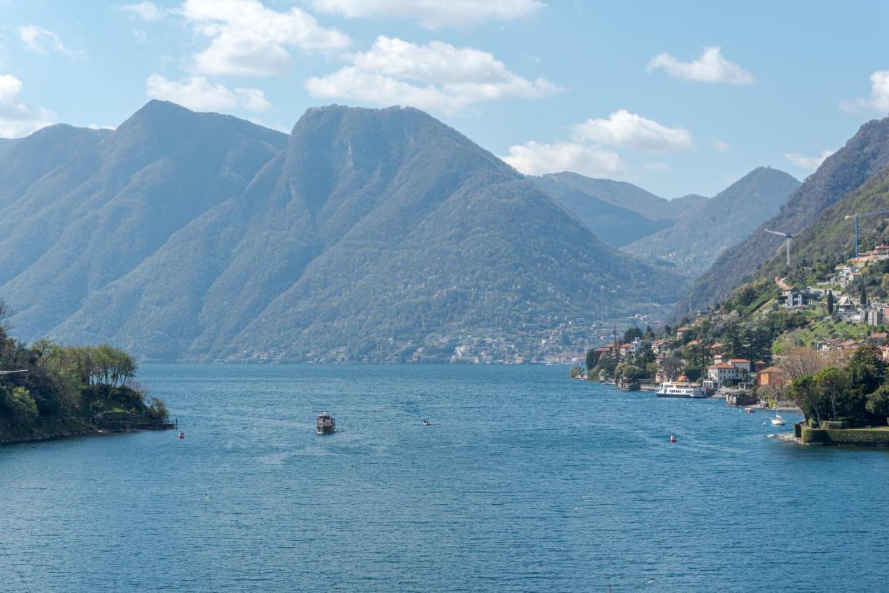 Lake Como Apartment With Balcony And Private Parking Ossuccio Exteriér fotografie